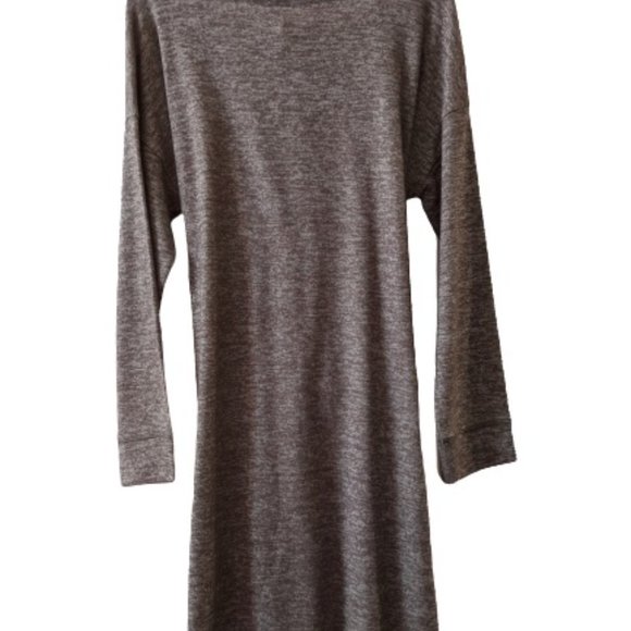 Cable & Gauge Dresses | Cable Gauge Heather Gray Sweatshirt Dress Xl Nwt | Poshmark